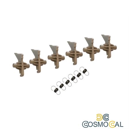 6xUpper Picker Finger W/Spring KM3050,KM4050,KM5050#2BL20080