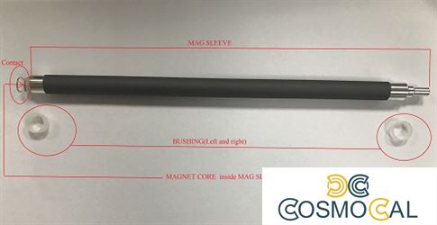 Magnet+Mag.Sleeve+Bushing+Contact Completo per Hp 5949 7553