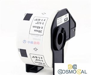 White 39mmX48m Compa Brother P-Touch QL500,550,570,580,710