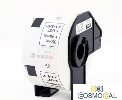 White 39mmX48m Compa Brother P-Touch QL500,550,570,580,710