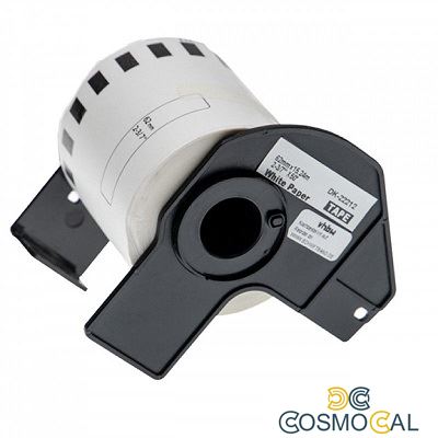 White 62mmX15.24m Compa Brother P-Touch QL1000,1050,1060,820