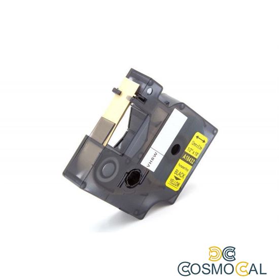 Yellow 24mmX5.5M Com Dymo Rhino 4200,5200,5000,6000#S0718470