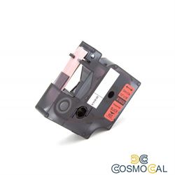 Red 12mmX5.5M Com Dymo Rhino 4200,5200,5000,6000#S0718450