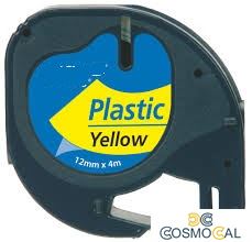 BK-Yellow 12mmX4m Plastica  Dymo 2000,LT100H,QX50#S0721670