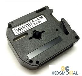 Laminato Black-White 9mmX8m Brother label#MK-221SBZ