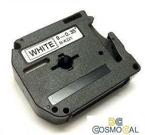 Laminato Black-White 9mmX8m Brother label#MK-221SBZ