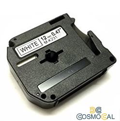 Laminato Black-White 12mmX8m Brother label#MK-231SBZ