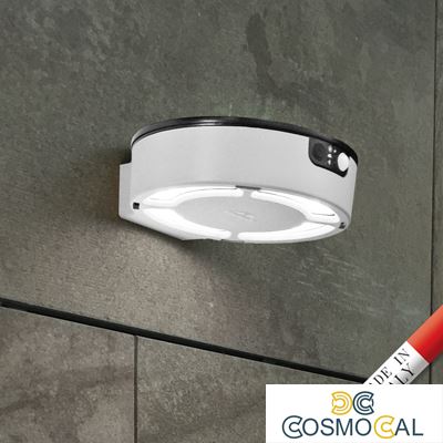 FORTUNATO BIANCO SOLAR LED Ø150 PIR 4000K