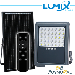 PROIETTORE SOLARE LED 200W + Crepuscolare