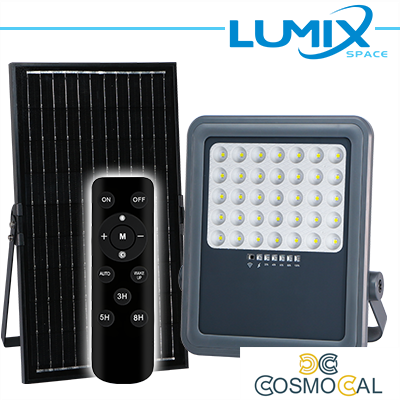 PROIETTORE SOLARE LED 300W + Crepuscolare