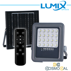 PROIETTORE SOLARE LED 50W + Crepuscolare