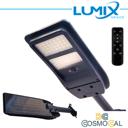 Faro solare LED senza fili con sensori, PALO INCLUSO 30cm