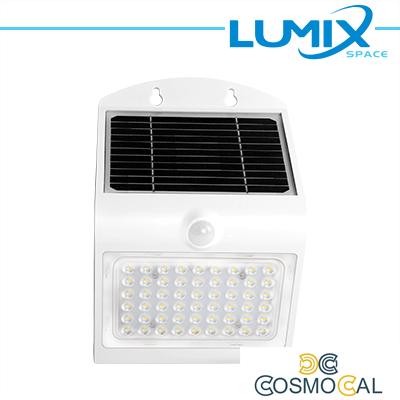 Lampada da parete LED solare senza fili con Sensori 500lm