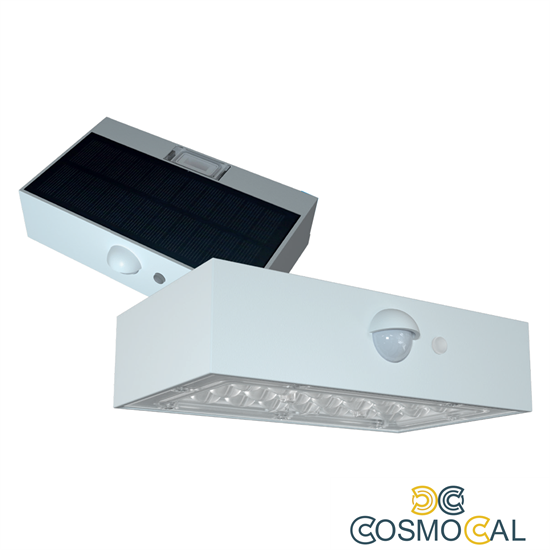 Lampada da parete solare LED 2 vie - senza fili con sensori
