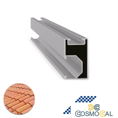 Profilo di supporto x tetti Tegola - barre da 3.6 metri