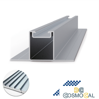 Profilo di supporto x tetto in lamiera grecata/sandwich - barre