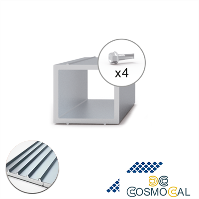 Giunto per profilo tetto a pannelli sandwich