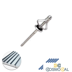 Rivetto a farfalla con guarnizione