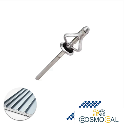 Rivetto a farfalla con guarnizione