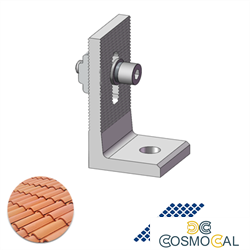 Staffa a L o 90° (completa d'accessori)