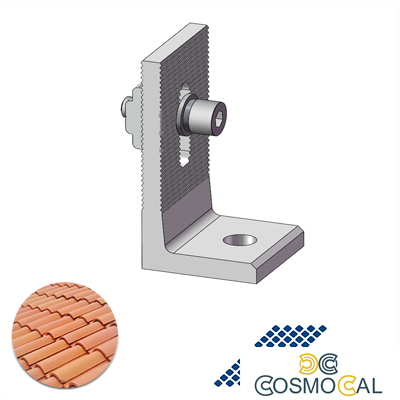 Staffa a L o 90° (completa d'accessori)