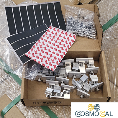 Kit montaggio 6 Moduli x tetto pannelli sandwich escluso binario