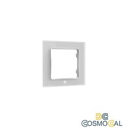 Shelly Wall Frame 1 - Placca da parete bianca compatibile Legran