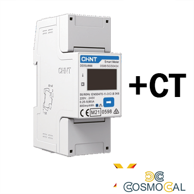 DDSU666-D-CT - Solax Meter Contatore di Energia monofase CHINT +