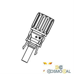 MC4 CONNETTORE x Pannello Fotovoltaico - 1100VDC 40A femmina