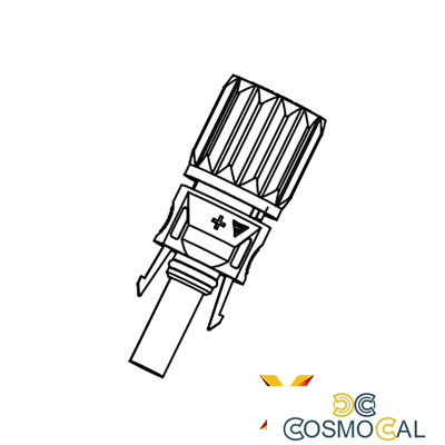 MC4 CONNETTORE x Pannello Fotovoltaico - 1100VDC 40A femmina