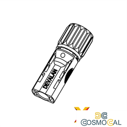 MC4 CONNETTORE x Pannello Fotovoltaico - 1100VDC 40A maschio