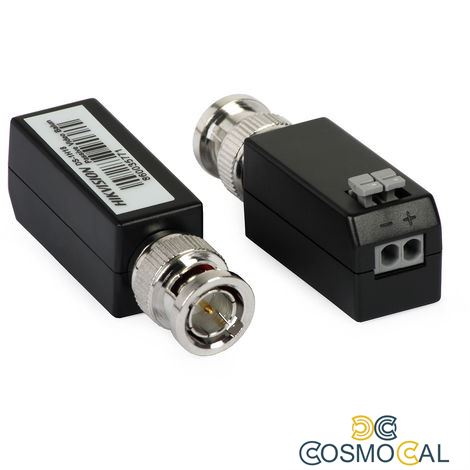 Video balun Passivi, marcati Hikvision  -  1 coppia