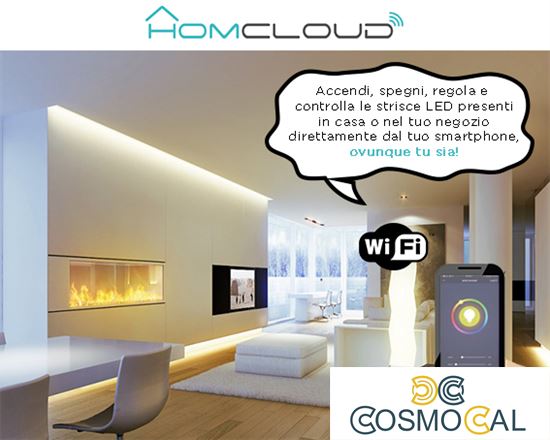 Striscia LED RGB + Bianco caldo wi-fi Kit dimmerabile 5m