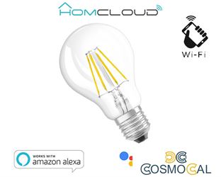 Lampadina Wi-Fi a filamento Bianco CCT dimm