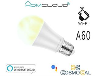 Lampadina Wi-Fi + Bluetooth Bianco CCT E27 A60 dimm