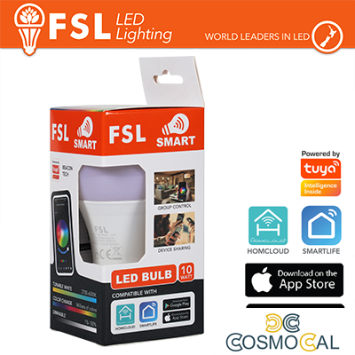 Lampada Goccia SMART BEACON TECH 10w RGB+3WHITE Dim + EXPO