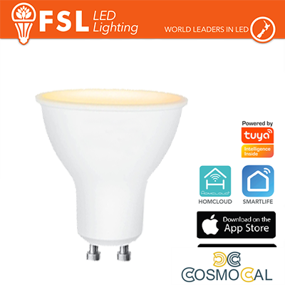 Lampada GU10 SMART BEACON TECH 6w 3WHITE Dim + EXPO