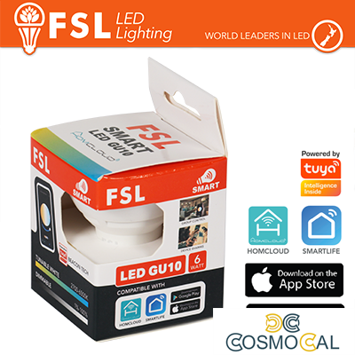 Lampada GU10 SMART BEACON TECH 6w 3WHITE Dim + EXPO