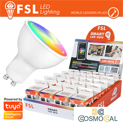 Lampadina GU10 SMART BEACON TECH 6w RGB+3WHITE Dim + EXPO