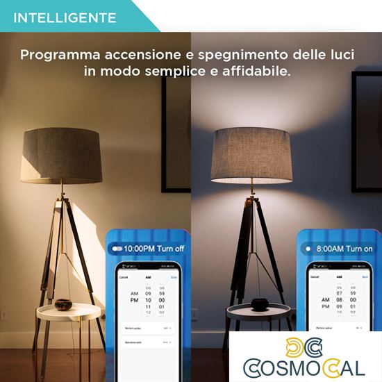 Lampadina GU10 SMART BEACON TECH 6w RGB+3WHITE Dim + EXPO