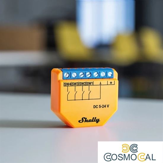 Shelly Plus I4 DC - Smart Control 4 input DC WiFi/BT