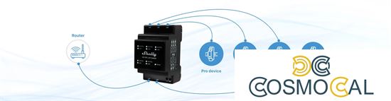 Shelly LAN Switch - Switch di rete DIN rail con 5 porte RJ45 eth