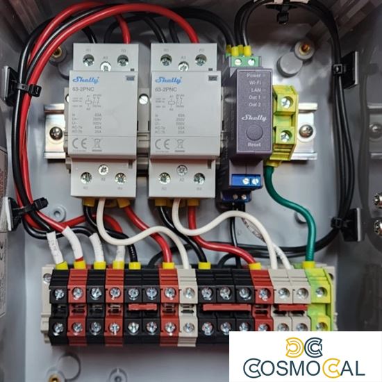 Shelly Pro 2 - IP Smart Relay contatto pulito DIN 2ch. LAN/WiFi/