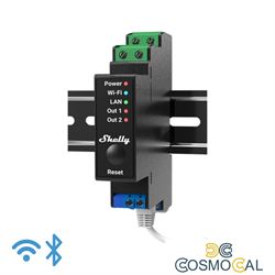 Shelly Pro 2PM - IP Smart Relay DIN 2ch. LAN/WiFi/BT + PM