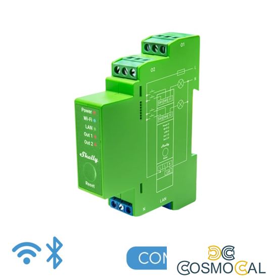 Shelly Pro Dimmer 2PM - IP Smart Dimmer 2ch LAN/WiFi/BT + PM