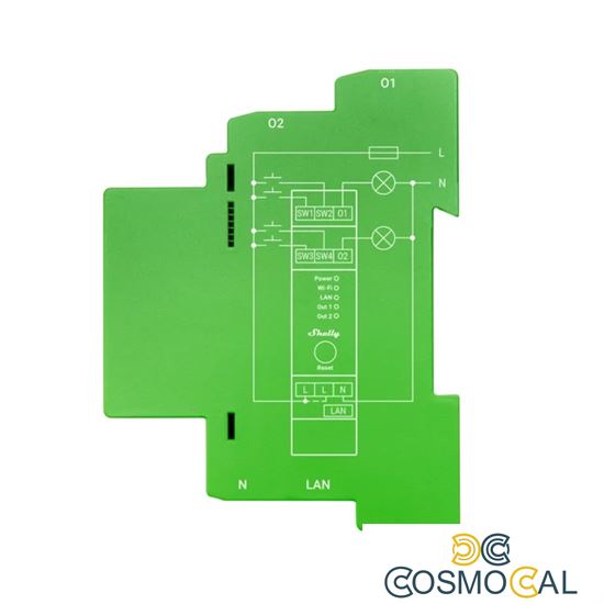 Shelly Pro Dimmer 2PM - IP Smart Dimmer 2ch LAN/WiFi/BT + PM