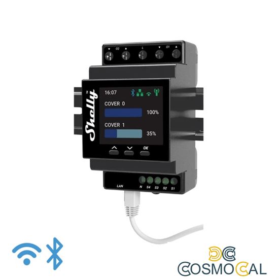 Shelly Pro Dual Cover/Shutter PM-Controllo PRO tapparell +PM