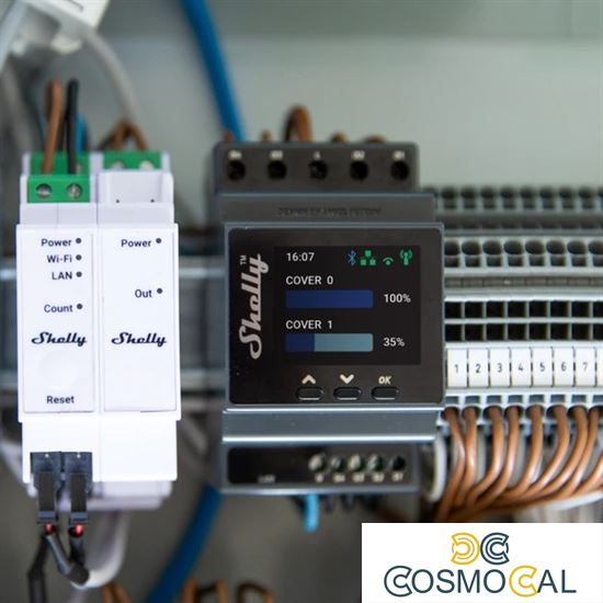 Shelly Pro Dual Cover/Shutter PM-Controllo PRO tapparell +PM