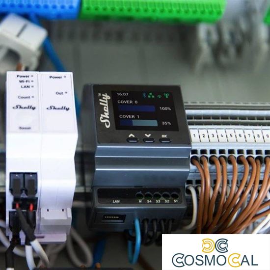 Shelly Pro Dual Cover/Shutter PM-Controllo PRO tapparell +PM