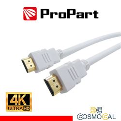 Cavo HDMI 2.0 High Speed 4K 3D con Ethernet 3m SP-SP BIANCO